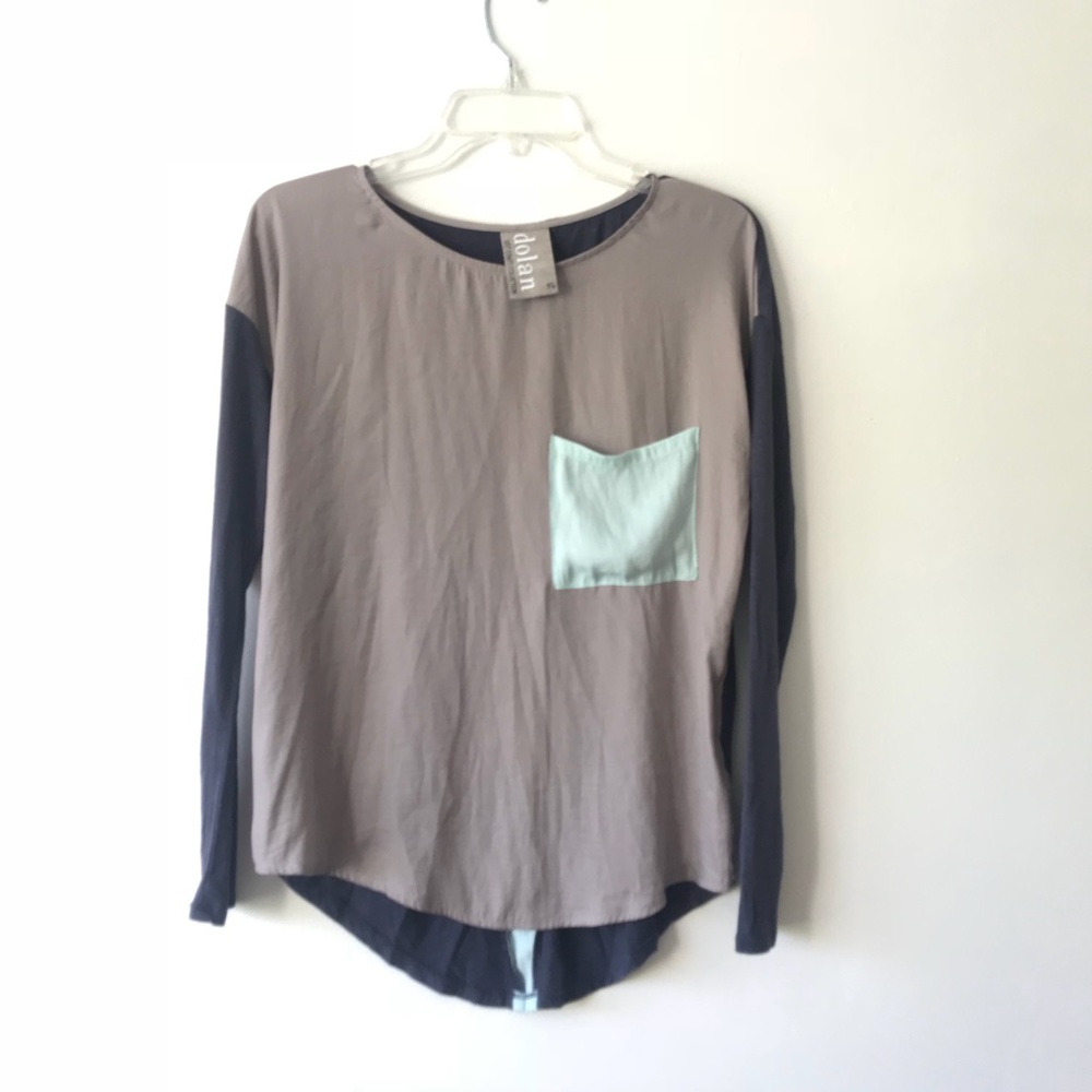 Anthropologie Dolan left coast color block top